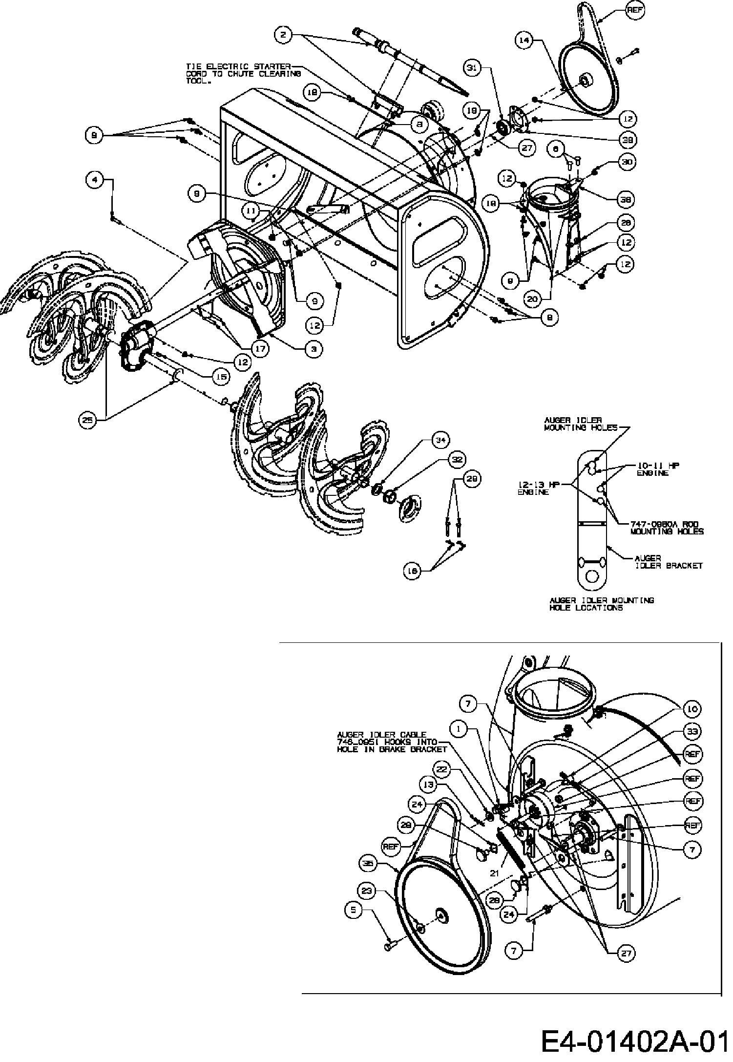 MTD017250 31AY9PKI643 (2007) YARDMAN Snow throwers