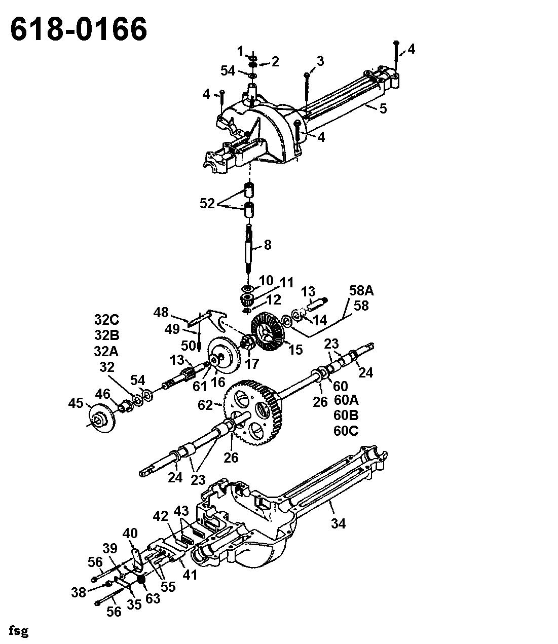 MTD007363 135N473C643 1995 YARD MAN Lawn tractors