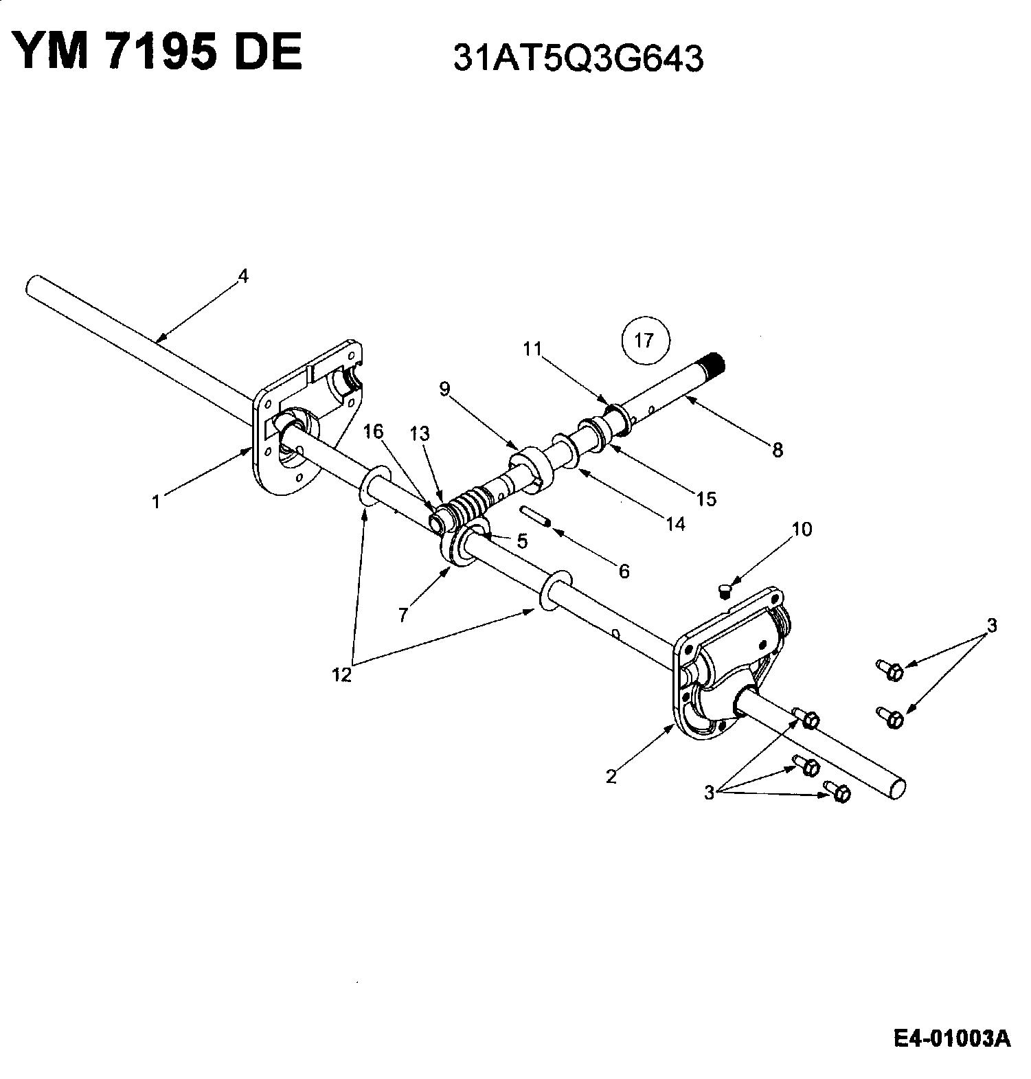 MTD016837 31AT5Q3G643 (2002) Yardman Snow throwers